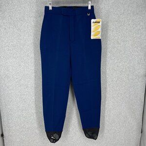 Roffe Womens VTG Jett Ski Pant Size 10 Regular Navy Stretch In the Boot 90s NEW